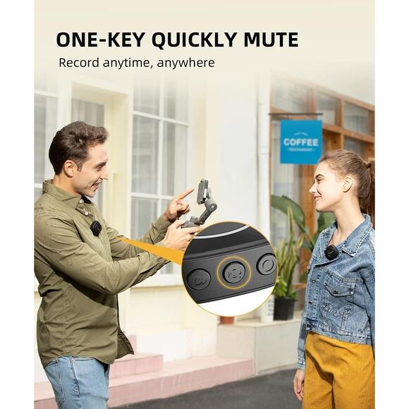 MAONO Ultra-Compact Wireless Lavalier Microphone with MFi Certified for iPhone - Picture 8 of 8